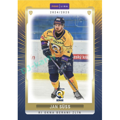 2024/25 Goal Cards Maxa liga 1. série #ZLI-12 Jan Süss Parallel 1of40