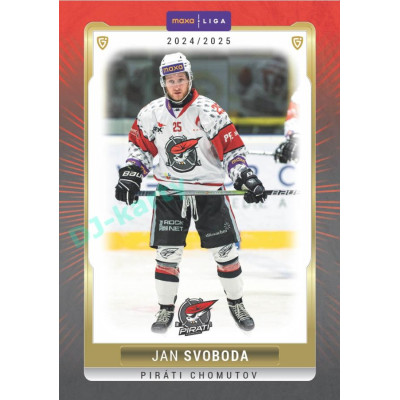 2024/25 Goal Cards Maxa liga 1. série #CHOM-17 Jan Svoboda Parallel 1of15