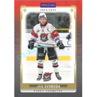 2024/25 Goal Cards Maxa liga 1. série #CHOM-17 Jan Svoboda Parallel 1of40