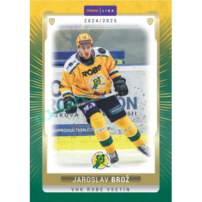 2024/25 Goal Cards Maxa liga 1. série #VSE-18 Jaroslav Brož Parallel 1of15