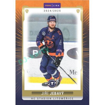 2024/25 Goal Cards Maxa liga 1. série #LIT-08 Jiří Jebavý Parallel 1of15