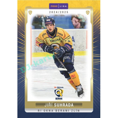 2024/25 Goal Cards Maxa liga 1. série #ZLI-09 Jiří Suhrada Parallel 1of40