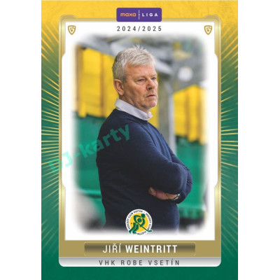2024/25 Goal Cards Maxa liga 1. série #VSE-26 Jiří Weintritt Parallel 1of40