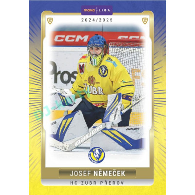 2024/25 Goal Cards Maxa liga 1. série #PRE-01 Josef Němeček Parallel 1of40