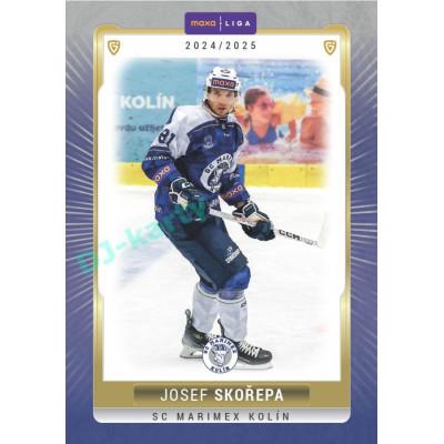 2024/25 Goal Cards Maxa liga 1. série #KOL-12 Josef Skořepa Parallel 1of15