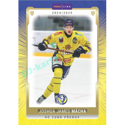 2024/25 Goal Cards Maxa liga 1. série #PRE-17 Joshua James Mácha Parallel 1of15