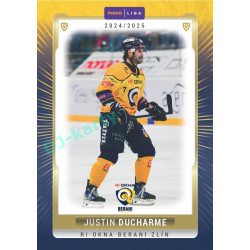2024/25 Goal Cards Maxa liga 1. série #ZLI-28 Justin Ducharme Parallel 1of40
