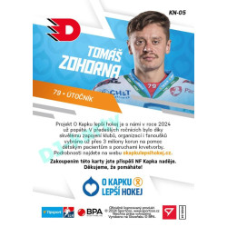 2023/24 Sportzoo O kapku lepší hokej #KN-05 Tomáš Zohorna