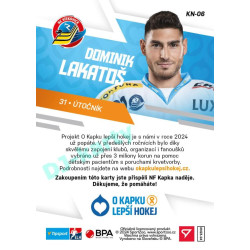 2023/24 Sportzoo O kapku lepší hokej #KN-06 Dominik Lakatoš