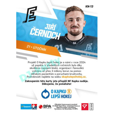 2023/24 Sportzoo O kapku lepší hokej #KN-13 Jiří Černoch
