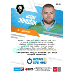 2023/24 Sportzoo O kapku lepší hokej #KN-14 Adam Jánošík