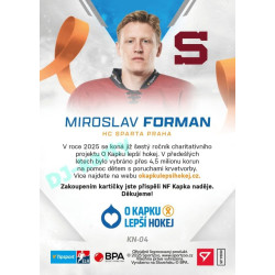 2024/25 Sportzoo O kapku lepší hokej #KN-04 Miroslav Forman