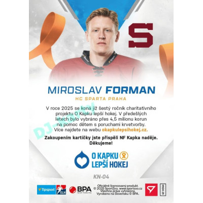 2024/25 Sportzoo O kapku lepší hokej #KN-04 Miroslav Forman