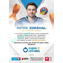 2024/25 Sportzoo O kapku lepší hokej #KN-13 Patrik Zdráhal