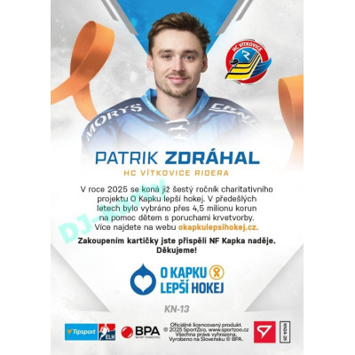 2024/25 Sportzoo O kapku lepší hokej #KN-13 Patrik Zdráhal