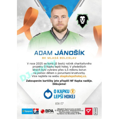 2024/25 Sportzoo O kapku lepší hokej #KN-17 Adam Jánošík