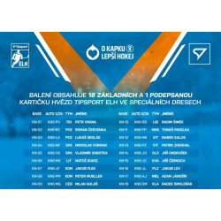 2024/25 Sportzoo O kapku lepší hokej kompletní set 18ks karet