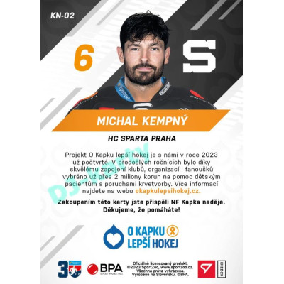 2022/23 Sportzoo O kapku lepší hokej #KN-02 Michal Kempný