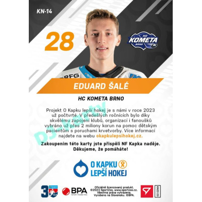 2022/23 Sportzoo O kapku lepší hokej #KN-14 Eduard Šalé