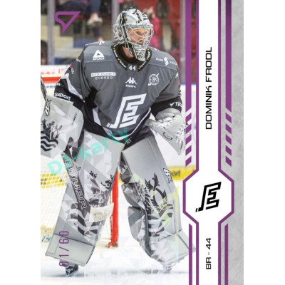 2024/25 Sportzoo ELH 1. serie #181 Dominik Frodl Purple Iceberg xx/60