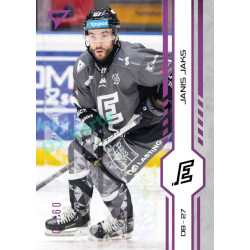 2024/25 Sportzoo ELH 1. serie #183 Janis Jaks Purple Iceberg xx/60