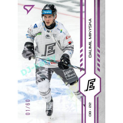 2024/25 Sportzoo ELH 1. serie #185 Dalimil Mikyska Purple Iceberg xx/60