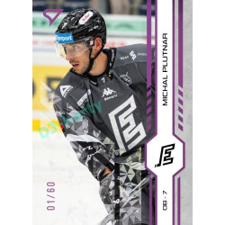 2024/25 Sportzoo ELH 1. serie #187 Michal Plutnar Purple Iceberg xx/60