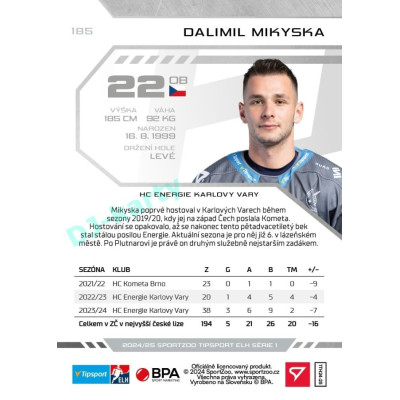 2024/25 Sportzoo ELH 1. serie #185 Dalimil Mikyska