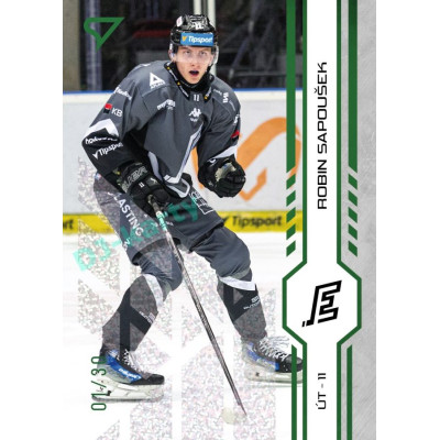 2024/25 Sportzoo ELH 1. serie #198 Robin Sapoušek Green Glitter xx/30