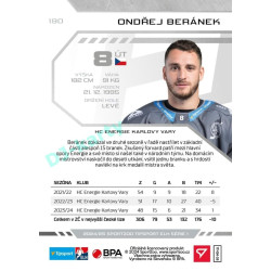 2024/25 Sportzoo ELH 1. serie #190 Ondřej Beránek