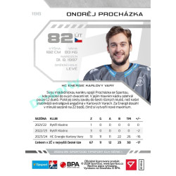 2024/25 Sportzoo ELH 1. serie #196 Ondrěj Procházka