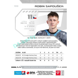 2024/25 Sportzoo ELH 1. serie #198 Robin Sapoušek