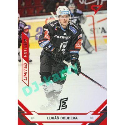 2021/22 Sportzoo TIPSPORT ELH 2. série #340 Lukáš Doudera Red xx/49