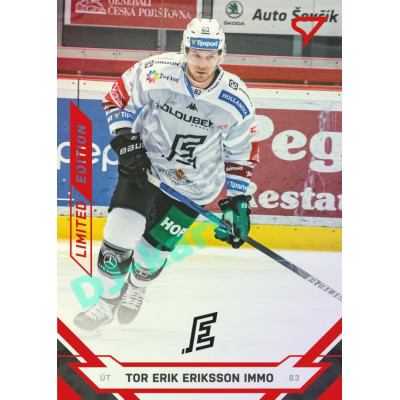 2021/22 Sportzoo TIPSPORT ELH 2. série #342 Tor Erik Eriksson Immo Red xx/49