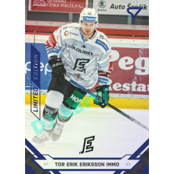 2021/22 Sportzoo TIPSPORT ELH 2. série #342 Tor Erik Eriksson Immo Blue xx/99