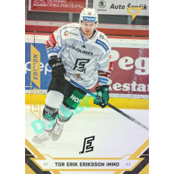 2021/22 Sportzoo TIPSPORT ELH 2. série #342 Tor Erik Eriksson Immo Gold xx/19