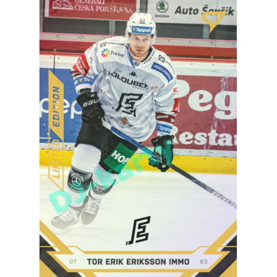 2021/22 Sportzoo TIPSPORT ELH 2. série #342 Tor Erik Eriksson Immo Gold xx/19