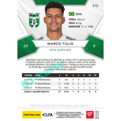 2021/22 Sportzoo Fortuna Liga 2. série #310 Marco Túlio