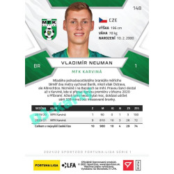 2021/22 Sportzoo Fortuna Liga Vladimír Neuman #148