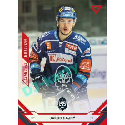 2021/22 Sportzoo TIPSPORT ELH 2. série #373 Jakub Hajný Red xx/49