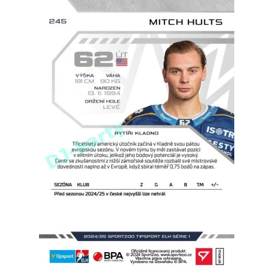 2024/25 Sportzoo ELH 1. serie #245 Mitch Hults