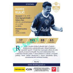 2021/22 Sportzoo Fortuna Liga Marek Kulič #KL14 Klub Legend
