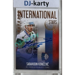 Buyback Signature OFS 18/19 #IS-39 International Stars Sabahudin Kovačevič 1/1