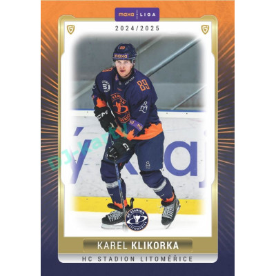 2024/25 Goal Cards Maxa liga 1. série #LIT-06 Karel Klikorka Parallel 1of40
