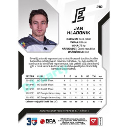 2022/23 Sportzoo ELH 1. série #210 Jan Hladonik