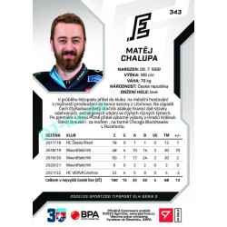 2022/23 Sportzoo ELH 2. série #343 Matěj Chalupa