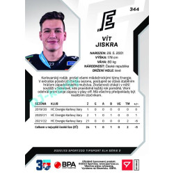 2022/23 Sportzoo ELH 2. série #344 Vít Jiskra