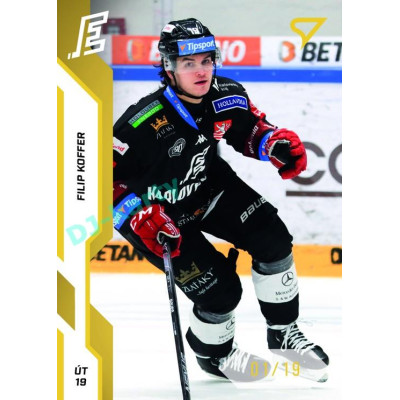 2022/23 Sportzoo ELH 2. série #347 Filip Koffer Gold xx/19