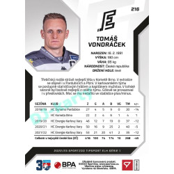 2022/23 Sportzoo ELH 1. série #216 Tomáš Vondráček