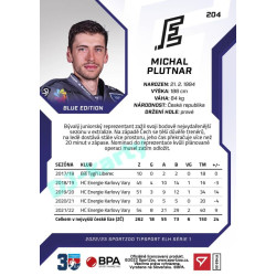 2022/23 Sportzoo ELH 1. série #204 Michal Plutnar Blue xx/99